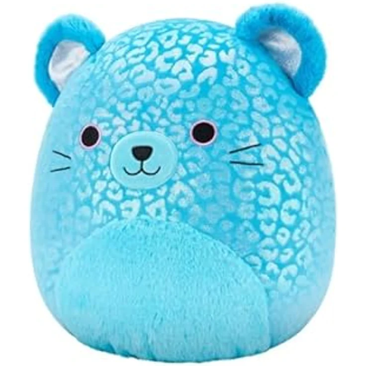 Squishmallows SQCR07674 Sarge der Blaue Jaguar, 30 cm superweiches Plüschtier, offizielles Jazwares Kuscheltier mit einzigartiger Biografie – Bild 2