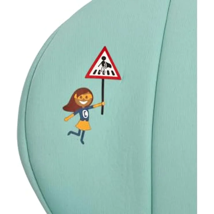 Cartrend Kindersitzerhöhung Kids mint 15-36 kg, nach ECE R129 Norm zertifiziert und mit extra bequemer 10 mm Schaumstoff-Polsterung – Bild 4