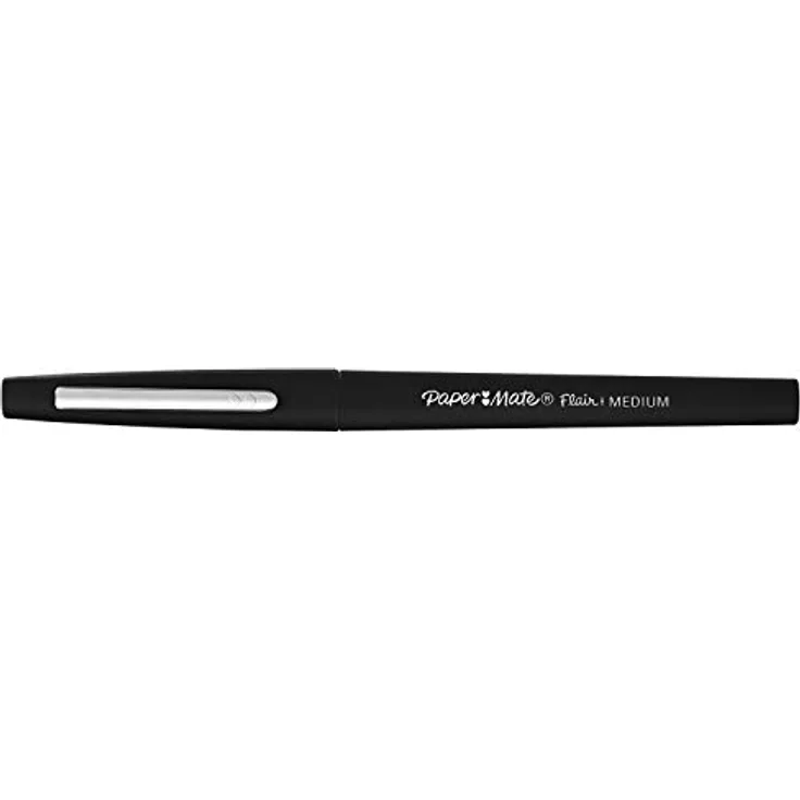 PAPER MATE Flair Filzstifte | mittlere Spitze (0,7 mm) | Schwarz | 5 Stück – Bild 2