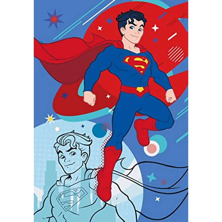 Clementoni Supercolor Puzzle DC Comics Justice League, 3 Puzzles mit 48 Teilen, für Kinder ab 4 Jahren, Made in Italy – Bild 2