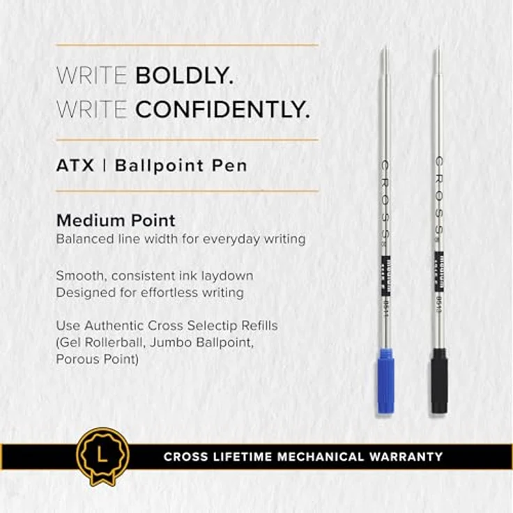 OTTO Cross ATX Selectip Pen Rollerball Füllfederhalter, schwarz und Chrom – Bild 8