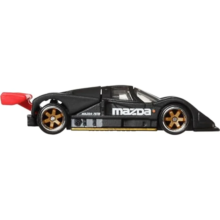 Hot Wheels Mazda 787B Premium Car Culture, Maßstab 1:64, Hammertropfen-Fahrzeug mit echten Real Riders-Reifen und Metallgehäuse – Bild 4