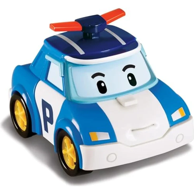 Silverlit ROBOCAR POLI 54209, Verwandelbare Figur Poli, Roboter oder Auto, 10 cm, blau, ab 3 Jahren – Bild 2