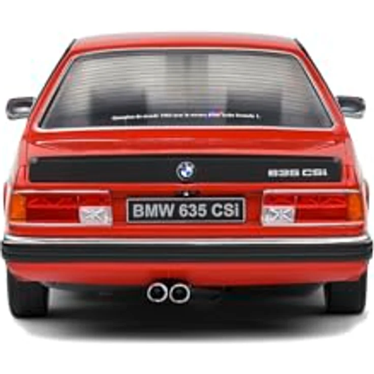 Solido BMW 635 CSi (E24) rot, hochwertiges Diecast Modellauto im Maßstab 1:18 mit beweglichen Türen und lenkbarer Vorderachse – Bild 3