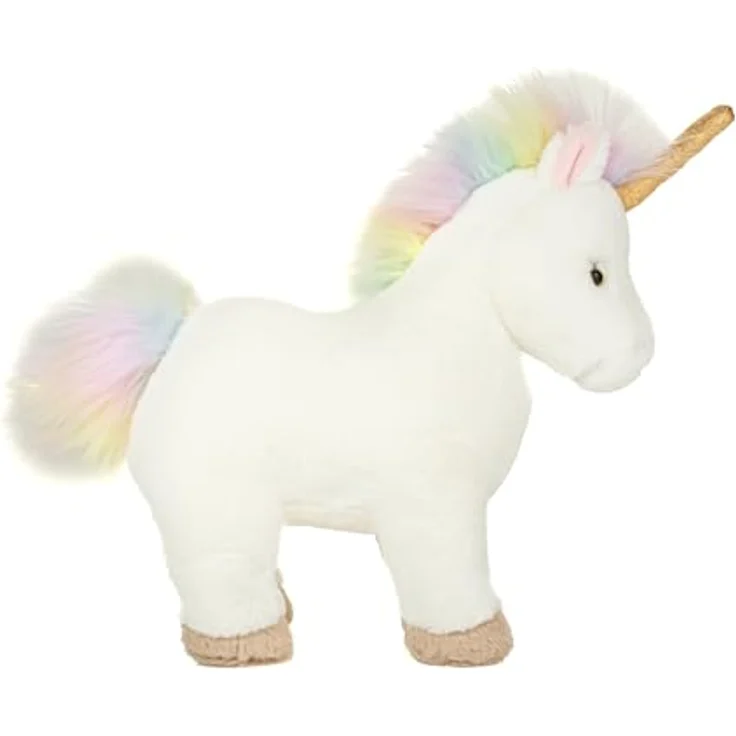 Teddy Hermann® Kuscheltier Herzekind, Einhorn Zoey 27 cm mit regenbogenfarbener Mähne – Bild 3