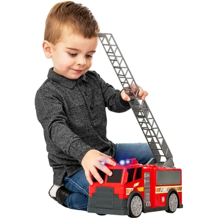 Teamsterz 1417119 Feuerwehrauto, Spielzeug mit Licht und Sound, 16 x 12 x 30 cm, geeignet für Kinder ab 3 Jahren – Bild 5