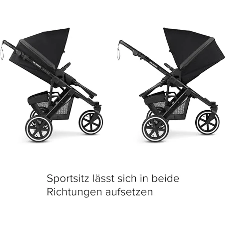 OTTO ABC Design Salsa Run Buggy Kollektion 2024, Jogger mit feststellbarem Vorderrad, 3 großen Lufträdern und UV-Schutz 50+, blau – Bild 2