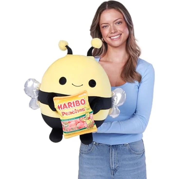 Snackles SNACKLES-CORE Licensed-Series 3-Plush 14" Bee mit Haribo (Peaches), Kuscheltier für Kinder – Bild 4