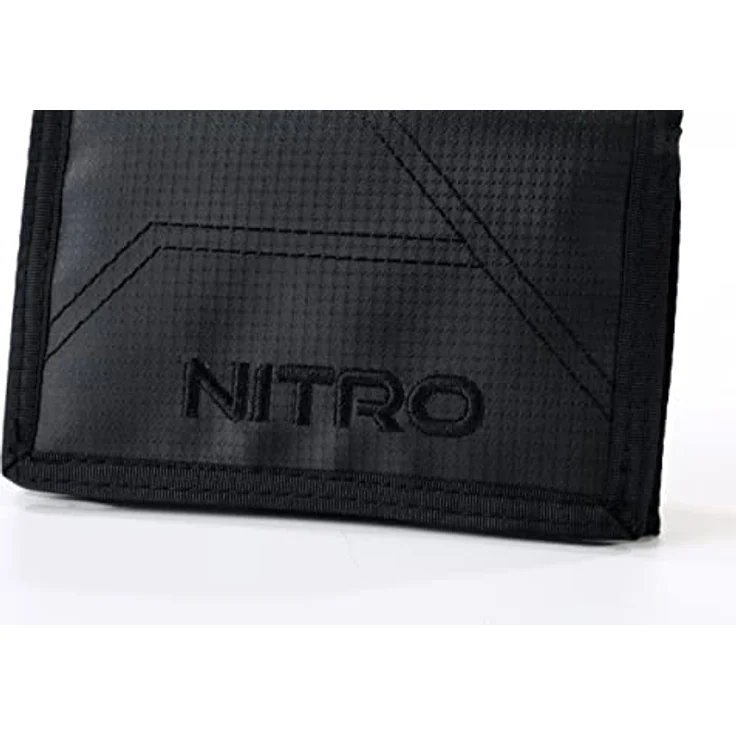 NITRO Wallet, Geldbörse für Kinder, Tough Black, mit Kleingeldfach, 2 Fächern für Scheine, 6 Kreditkartenfächern und Schlüsselring – Bild 12