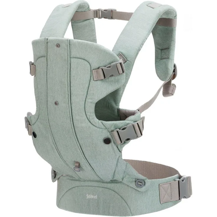 Fillikid Bauchtrage WALK, ergonomische Bauch- und Rückentrage für Babys bis 15 kg, 100% Baumwolle, verstellbar, ab 3 Monaten