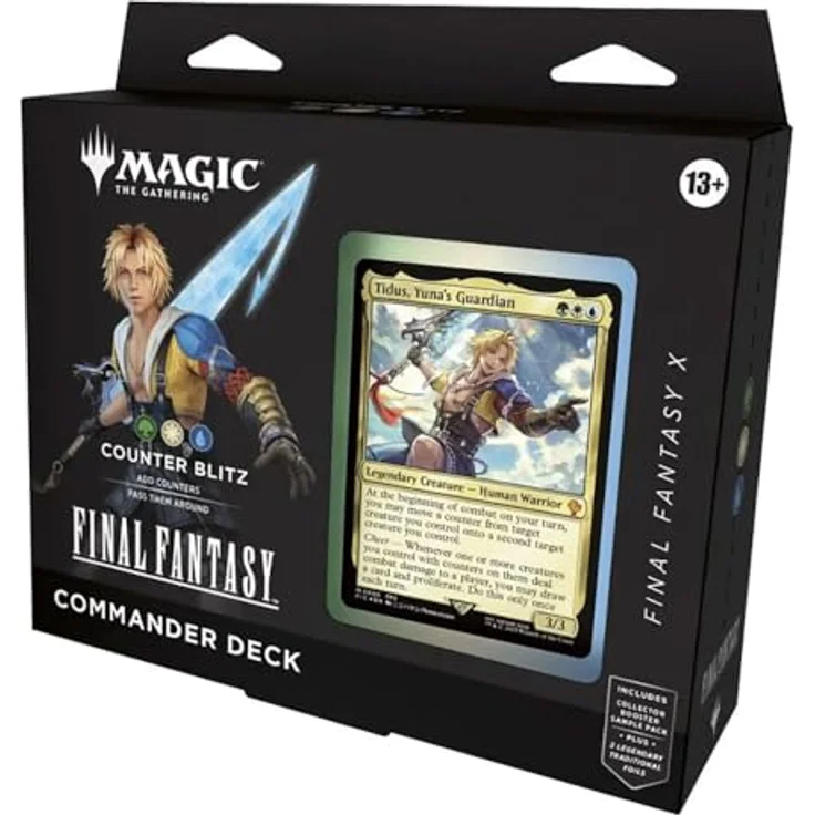Wizards of the Coast MTG Magic the Gathering Final Fantasy Commander Deck DE, 4 Decks mit 100 Karten, inkl. legendärer Karten, Sammler-Booster und Token-Karten – Bild 4
