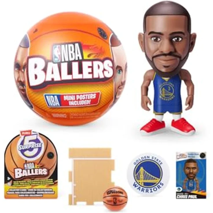 Zuru 5 Surpise - NBA Ballers S1, Sammelfiguren, sortiert, 12 PDQ – Bild 5