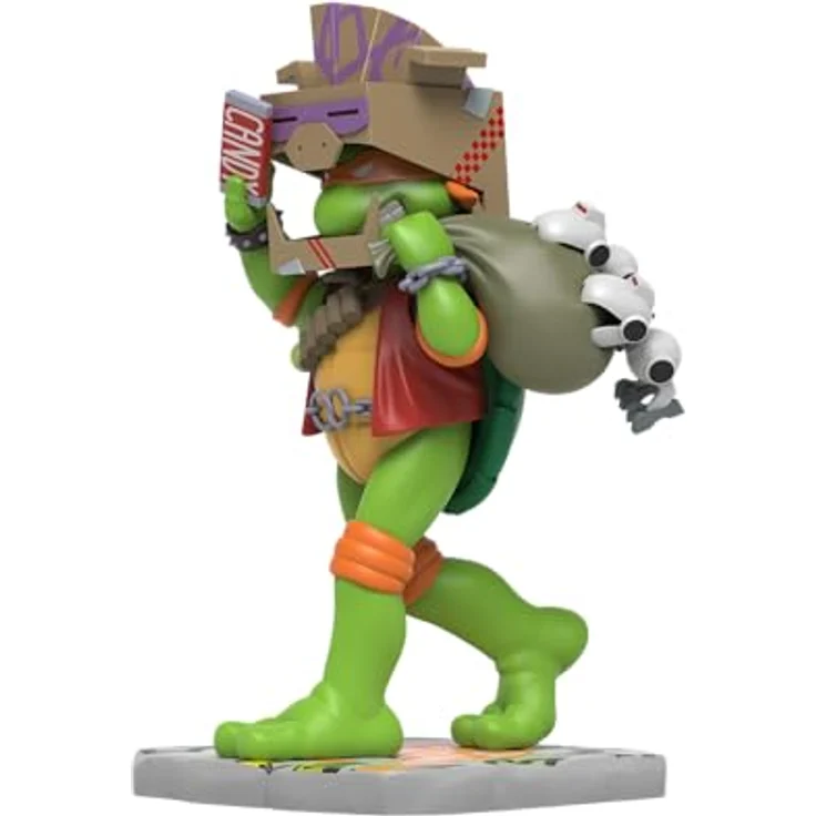 Mighty Jaxx Teenage Mutant Ninja Turtles Michelangelo Cowaboonga Edition Remixx Figur, 15 cm, sammelbare Halloween-Edition – Bild 7