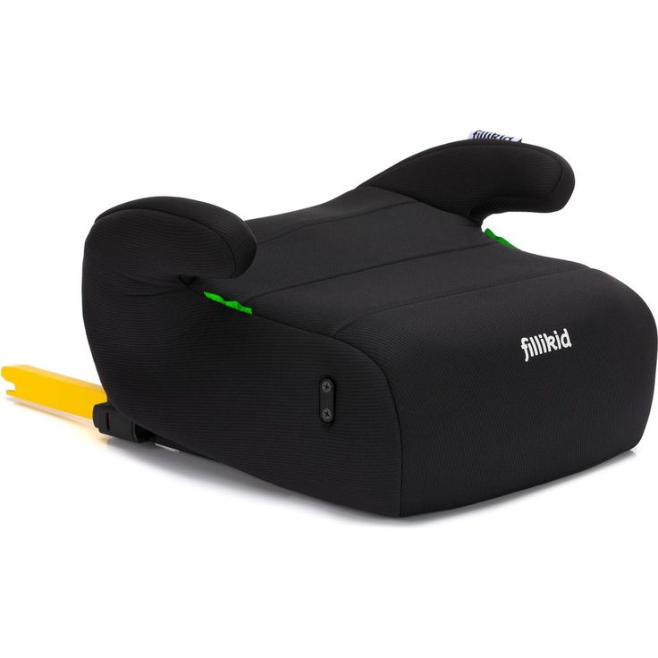 Fillikid Ergo Fix i-Size Sitzerhöhung für Kinder 125-150 cm mit ISOFIX-Befestigung - Schwarz