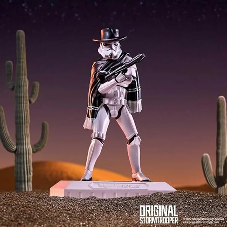 Nemesis Now Stormtrooper The Good, The Bad and The Trooper, 18 cm Sammelfigur im Western-Stil aus feinstem Harz, handbemalt – Bild 7