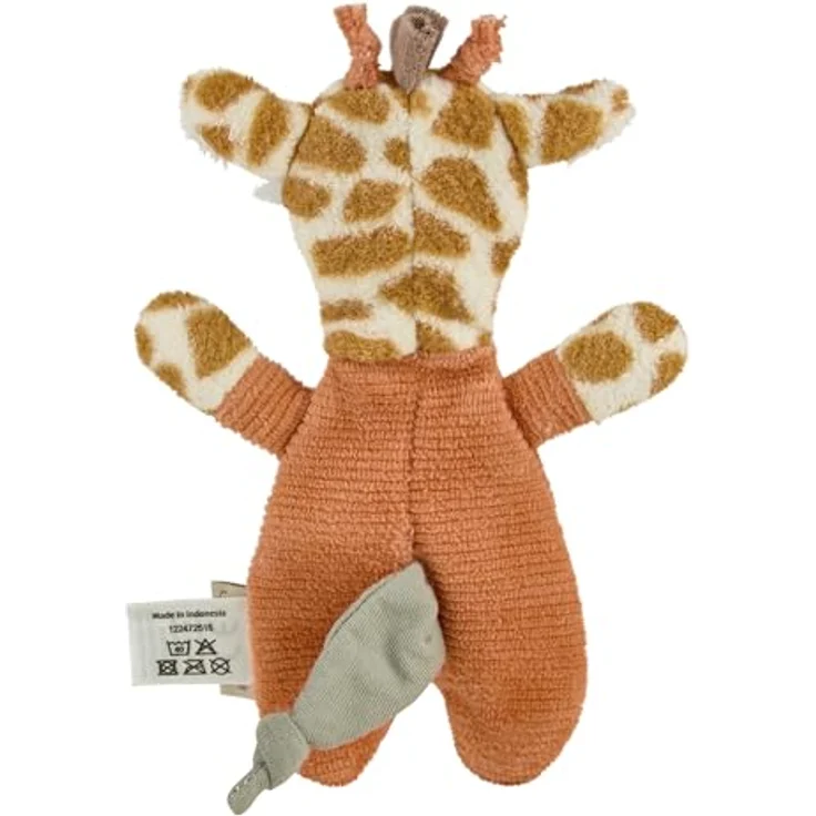 Sterntaler Knistertier Giraffe Kaya, Kuscheltier aus softem Musselin und Cordstoff, für Babys zum Kuscheln und Entdecken, mattgelb – Bild 2