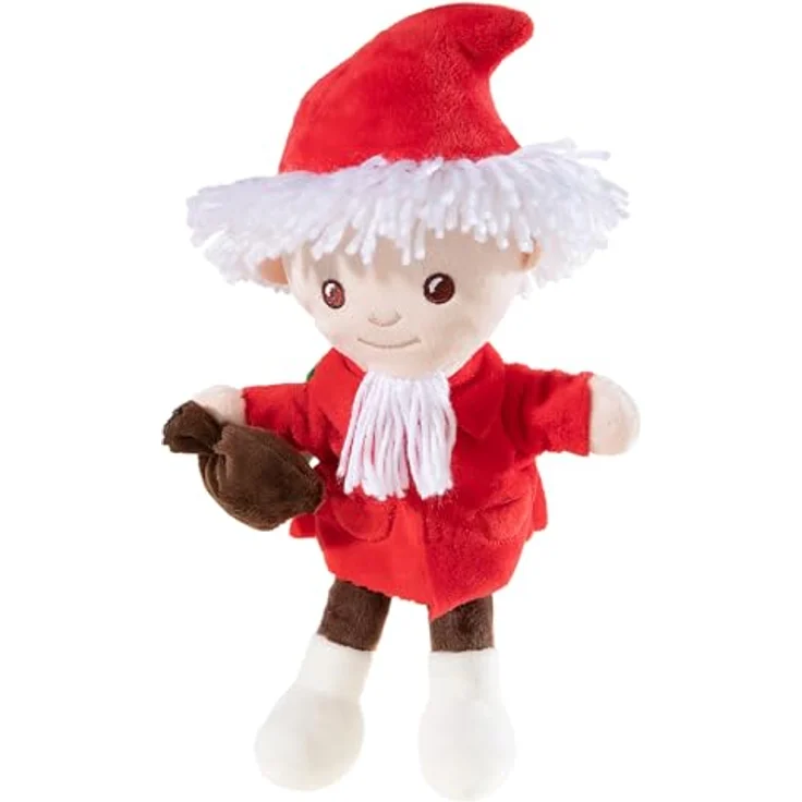 Heunec SANDMANN Plüschfigur TigerKEY Edition, 28 cm, mit NFC-Chip und Sandmann-Liedern, roter Anzug – Bild 1
