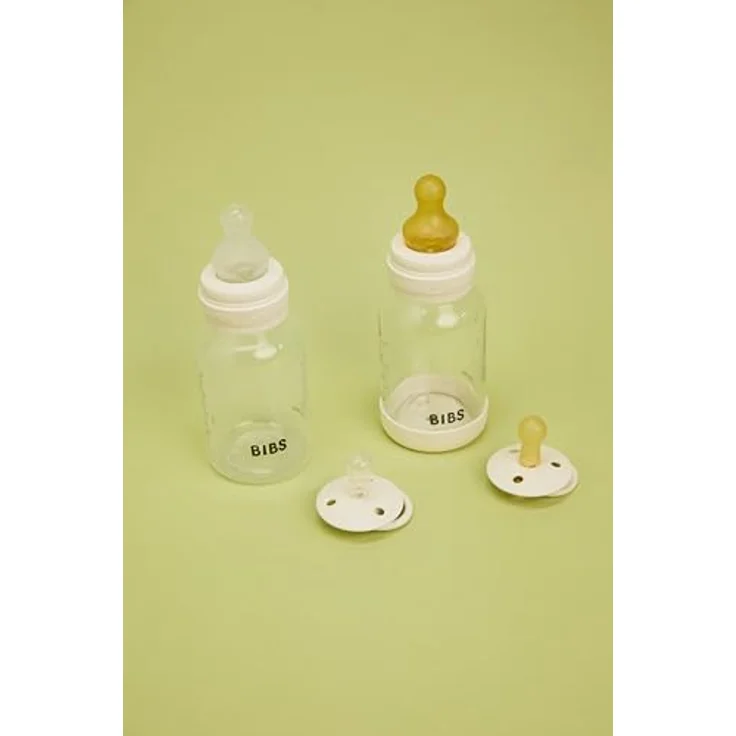 BIBS Babyflasche, Kunststoff, 150 ml, 2-Pack, brustähnlicher Sauger, Blush – Bild 5