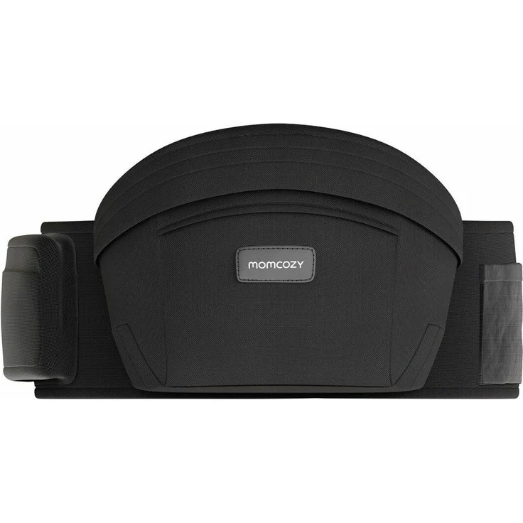 Momcozy Babytrage Hip Seat, ergonomische Hüfttrage mitM-förmiger Beinposition und 30° Sitzneigungswinkel, grau