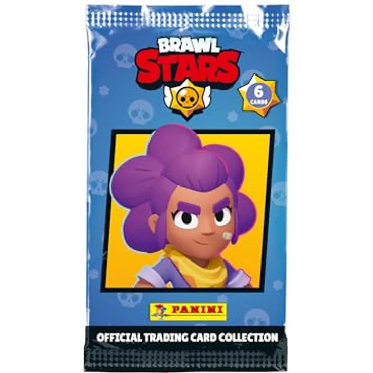 Panini Brawl Stars Trading Cards - Flow Packs Display (24 Tüten), 180 Karten mit Lieblingscharakteren, inklusive glänzender und ultraselterner Karten – Bild 4