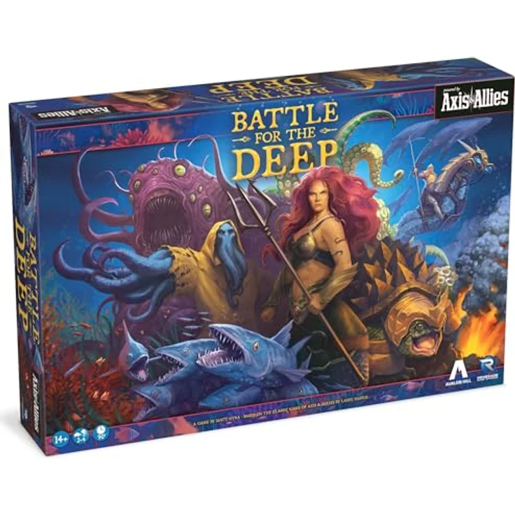 Renegade Game Studios Battle for the Deep – Strategisches Unterwasser-Brettspiel für 2-4 Spieler, 100+ Miniaturen, 2v2 Taktik, ab 14 Jahren – Bild 1