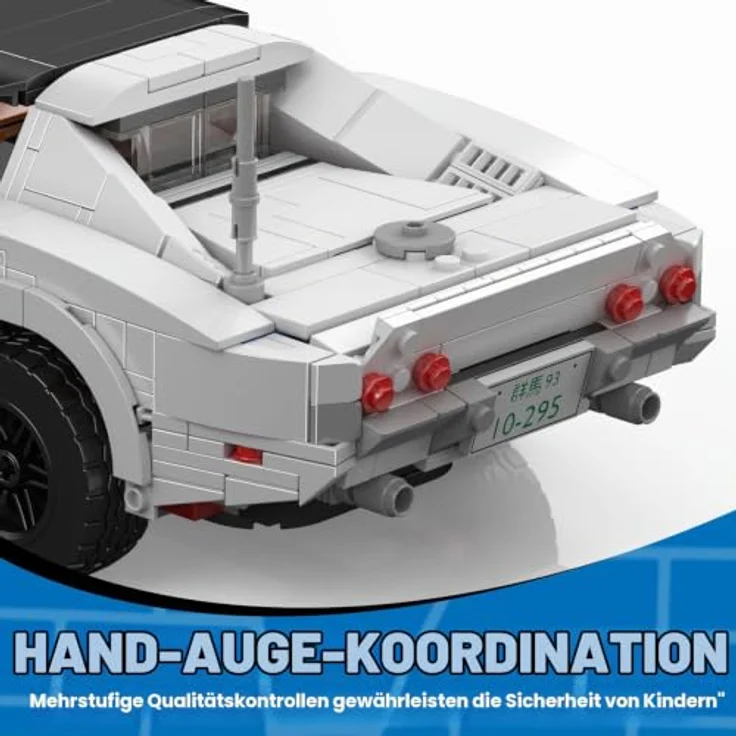 Mould King 10198 Technik Speed Champion, Supersportwagen Bausteine Set mit 1347 Teilen, Maßstab gerechtes Modellauto für Erwachsene, kompatibel mit anderen Bausteinmarken – Bild 4