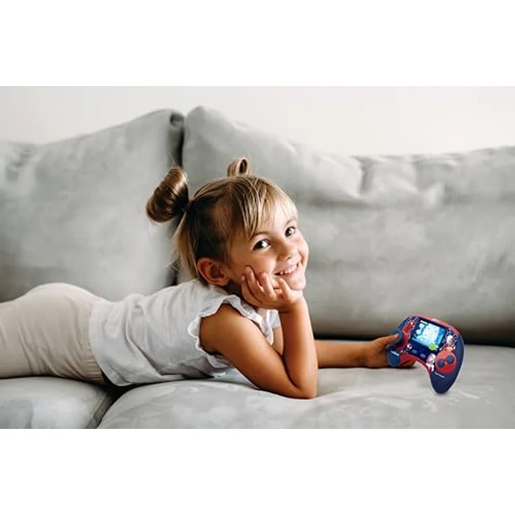 Lexibook Spider-Man Educational Bilingual Console mit 2,8 Zoll LCD Bildschirm, Englisch/Französisch, interaktive Lerninhalte, wiederaufladbare Batterie – Bild 6