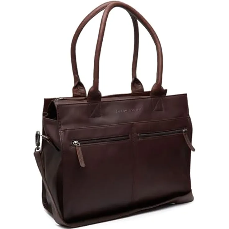 The Chesterfield Brand Elody Wickeltasche, 100% Leder, 40 cm, braun
