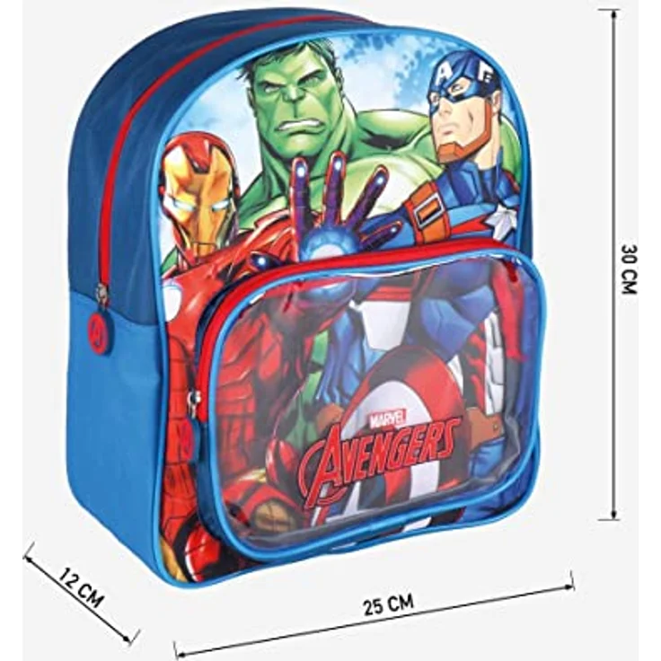 The AVENGERS Schulranzen, praktischer Rucksack für den Schulalltag, blau – Bild 4