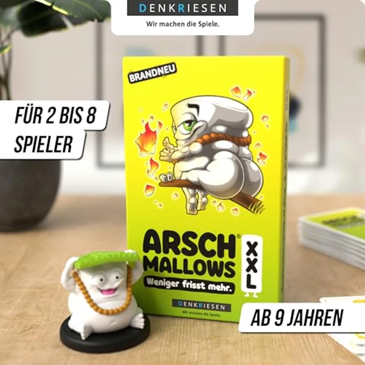 D&R Denkriesen ARSCHMALLOWS® XXL Kartenspiel mit 120 Karten und verrückten Aktionen, nicht geeignet für Kinder unter 3 Jahren – Bild 2