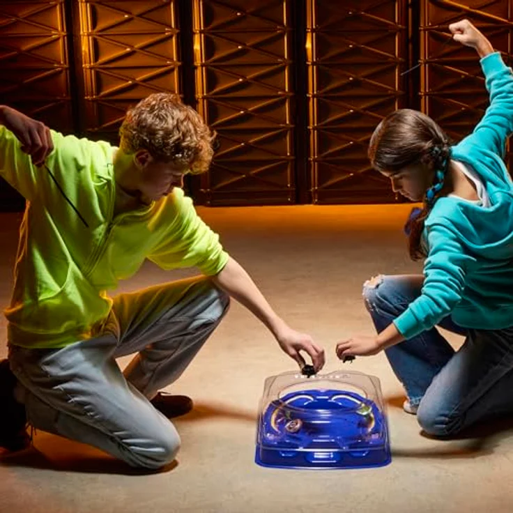 Hasbro Beyblade X Drop Attack Battle Set, Beystadium-Arena mit 2 Kreisel und X-Celerator Schiene für spannende Battles – Bild 6