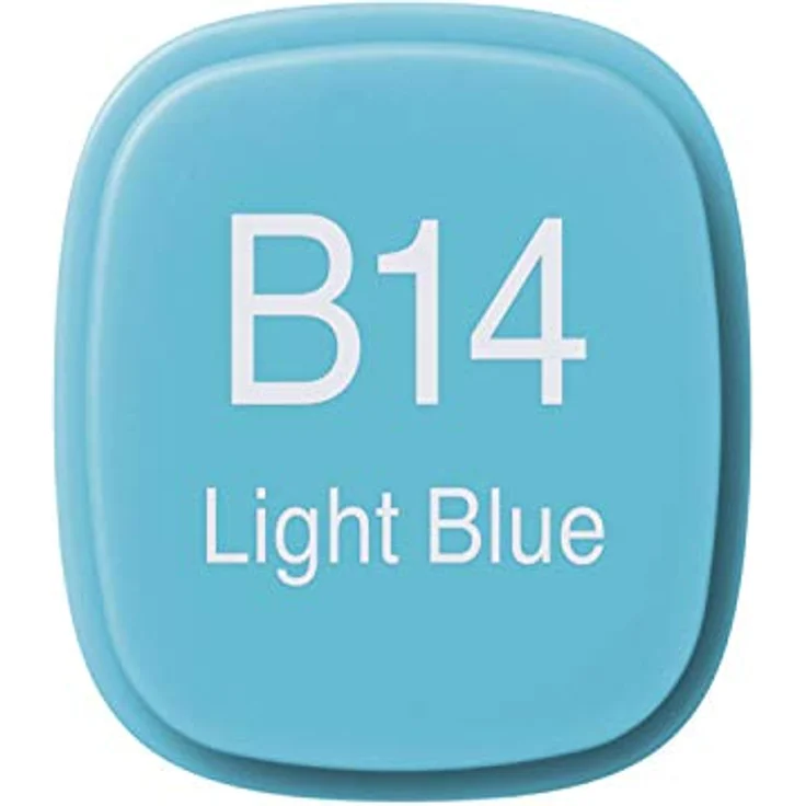 Copic COPIC Classic Marker Typ B - 14, Light Blue, professioneller Layoutmarker mit dualem Spitzensystem, schnelltrocknender Tinte – Bild 3