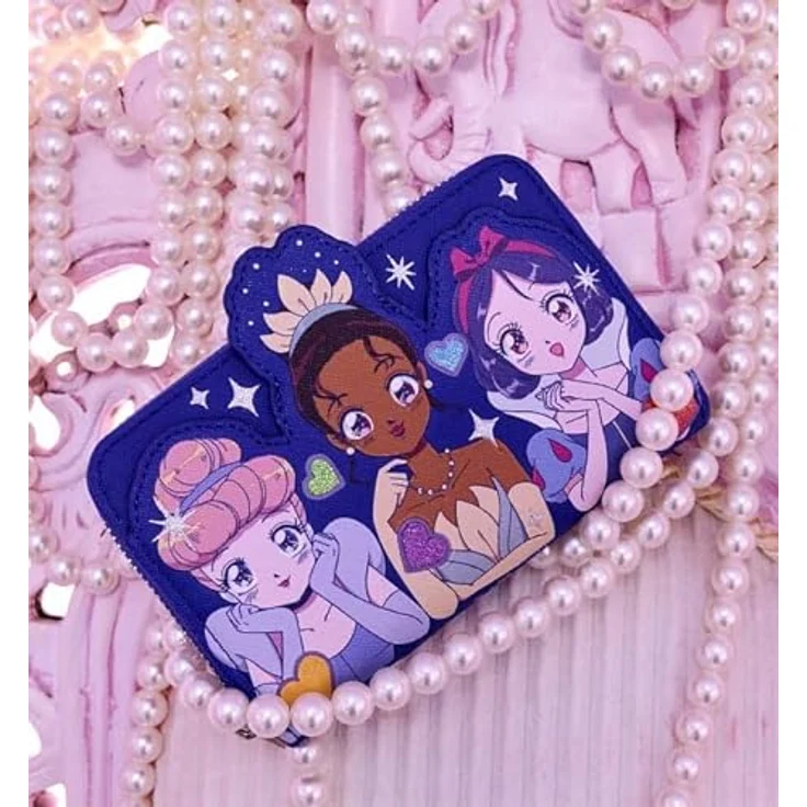 Funko, Portemonnaie, Loungefly: Disney - Princess - Manga Style Zip Around Wallet – Bild 5