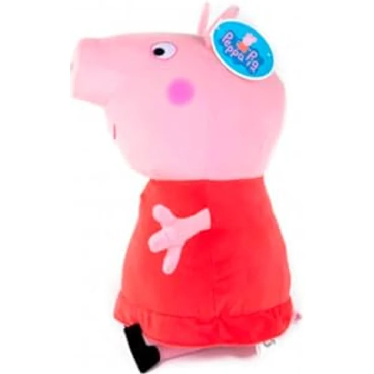 Alltoys Plyové prasátko Peppa, Plüschtier 50 cm aus weichem Plüsch, rosa und rot – Bild 2