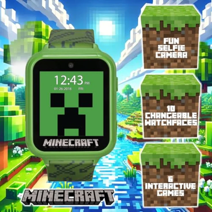 Minecraft - Kinder Smart Watch - grün – Bild 5