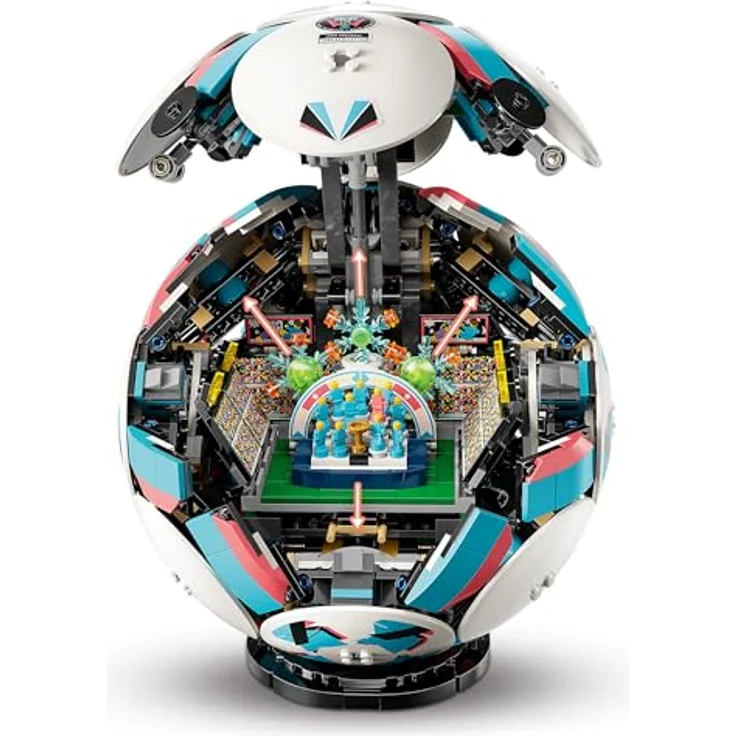 LEGO Editions Fußball Spielzeug 3D Modellbau mit interaktivem Miniaturstadion, Geburtstagsgeschenk für Sportfans ab 10 Jahren - 43019 – Bild 3