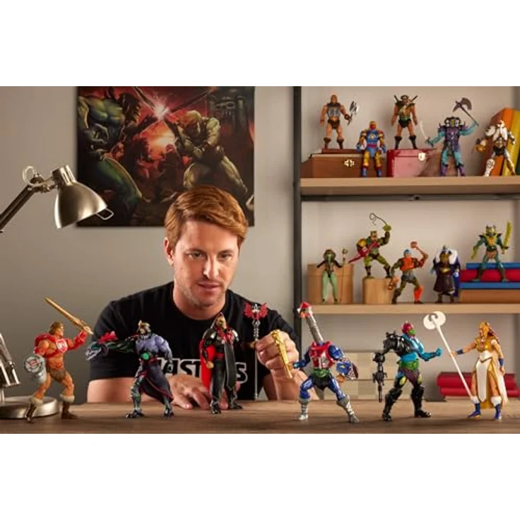 Masters of the Universe Masterverse Deluxe Actionfigur, 30 bewegliche Gelenke, austauschbare Teile, ca. 18 cm, HYC53 – Bild 2