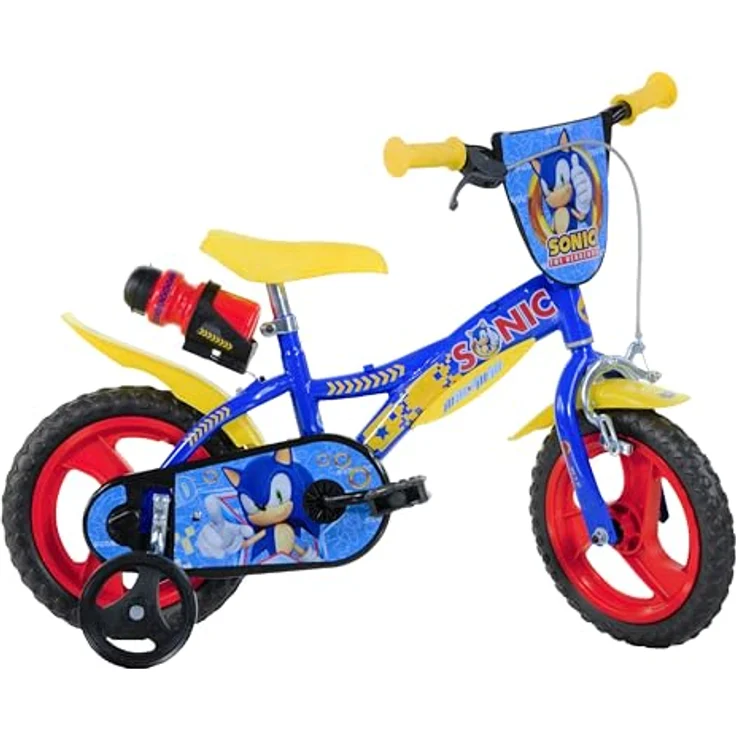 Dino Bikes Kinderfahrrad Sonic 12 Zoll, City Bike Optik, TÜV geprüft, blau – Bild 1