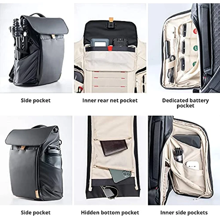 PGYTECH OneGo Rucksack 18L (Obsidian Black), P-CB-028 – Bild 2