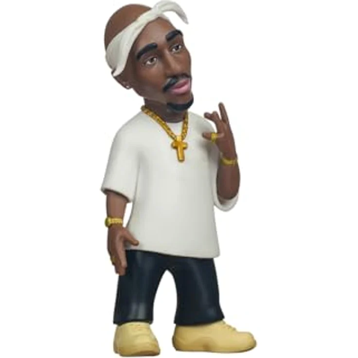 MINIX - Music #114 - Tupac - Offizielle Sammelfigur aus PVC, 12 cm hoch in Ausstellungsbox – Bild 3