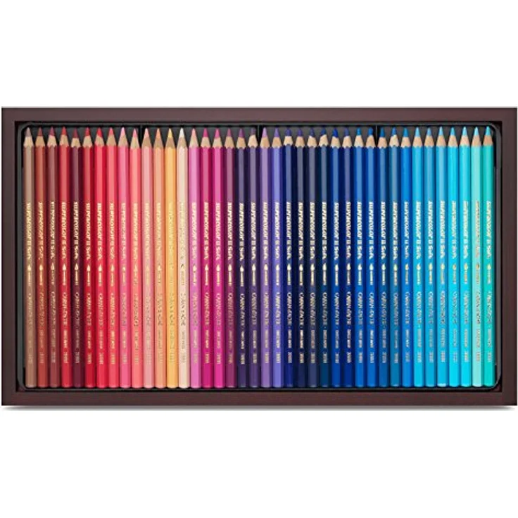 Caran d'Ache 3888.92 Supracolor 120 Aquarellstifte im Holzkoffer multi, hohe Pigmentierung und exzellente Lichtbeständigkeit – Bild 4