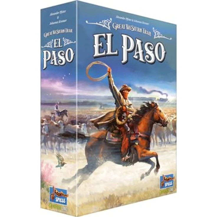Lookout Great Western Trail: El Paso, Kennerspiel für 1-4 Spieler, ab 12 Jahren, 60-90 Minuten Spielzeit, deutsche Ausgabe – Bild 1