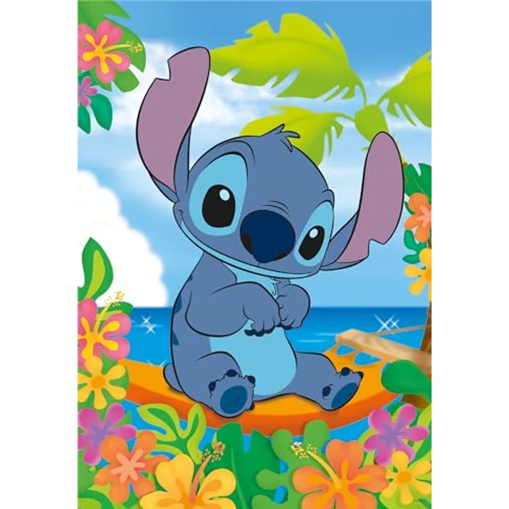 Clementoni Disney Stitch Kinder Puzzle 104 Teile, 37,9 x 26,9 cm, Geschicklichkeitsspiel für Kinder ab 6 Jahren, umweltfreundlich produziert – Bild 2