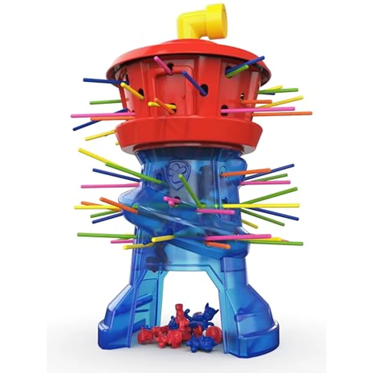 Spin Master Games - PAW Patrol Dropple - Brettspiel mit PAW Patrol Hauptquartier, für 2-4 Spieler ab 4 Jahren, spannender Spieleklassiker – Bild 4