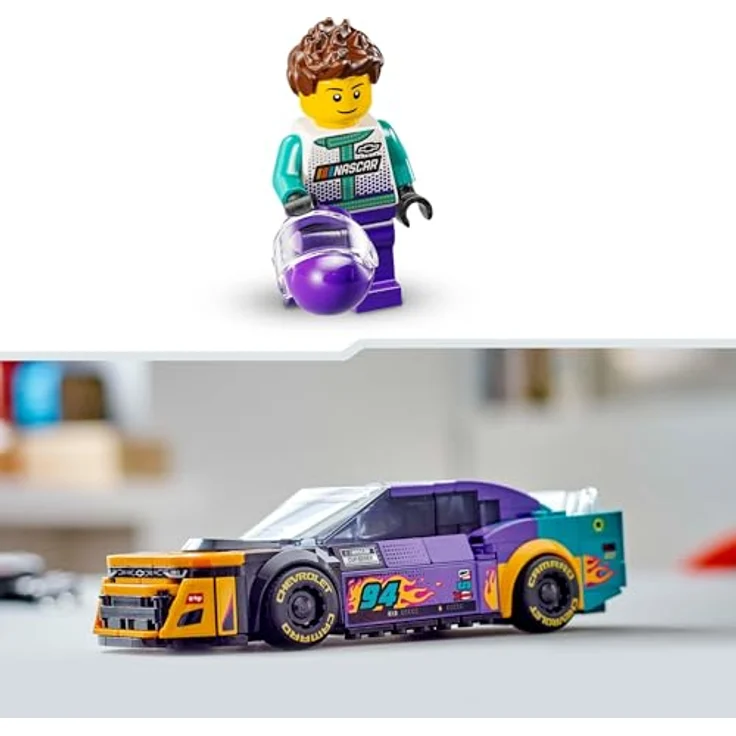 LEGO Speed Champions NASCAR Next Gen Chevrolet Camaro ZL1 Spielzeugauto; BAU- und Spielset mit Rennauto; Geschenk für Jungen und Mädchen ab 9 Jahren 76935 – Bild 5