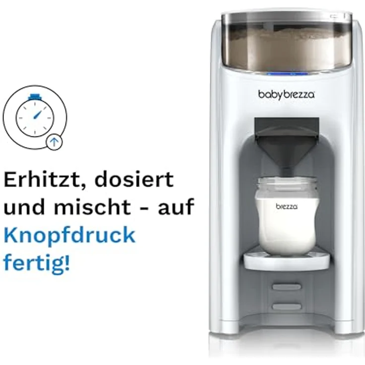 Baby Brezza Formula Pro Advanced, Babynahrungszubereiter mit automatischer Mischtechnologie, 3 Temperatureinstellungen und 60-300 ml Portionierung, BPA-frei – Bild 2