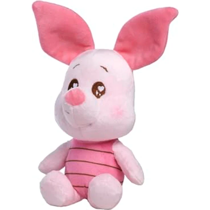 SIMBA Plüschfigur Disney, Winnie the Pooh Twinkle Eye Ferkel, 25 cm - Kuschelweiches rosa Ferkel mit großen Augen – Bild 4
