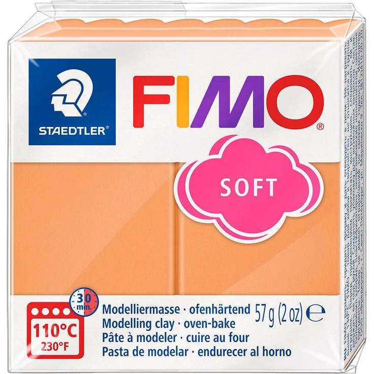 FIMO Modelliermasse soft Basisfarben, 57 g - Universell einsetzbare Masse für kunstvolle Kreationen