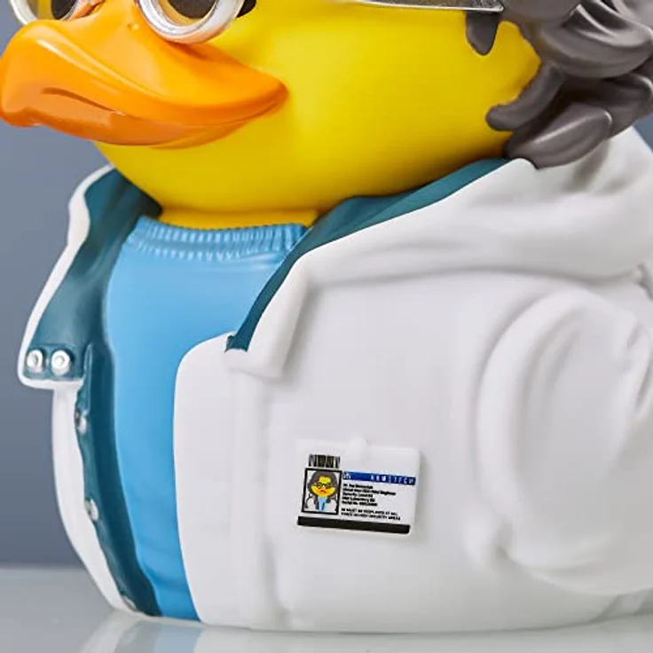 TUBBZ Box-Ausgabe: Metal Gear Solid - Dr Hal Otacon Emmerich, Cosplaying-Gummiente Vinylfigur in detailreicher Ausführung, 9 cm groß – Bild 5