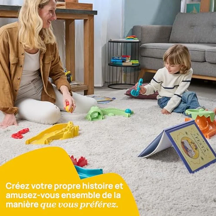 Chicco Kugelbahn 3in1 Safari, vielseitiges Set aus recyceltem Material, Made in Europe, fördert motorische Fähigkeiten, 11 Teile – Bild 8